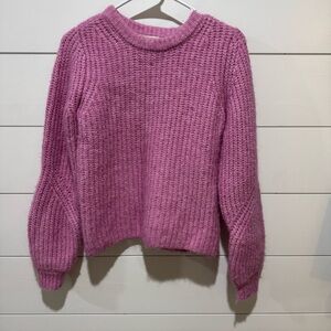 LOFT Soft Pink Crew Neck Sweater XXSP